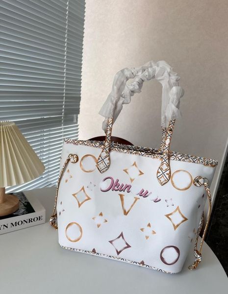 

designer bag women's shopping tote with small clutch genuine leather shoulder bag 4099633*29 zc