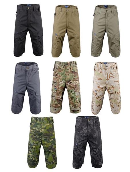 

tactical camouflage shorts outdoor clothing gear jungle hunting woodland shooting trousers battle dress uniform combat pants no054405855, Black;green