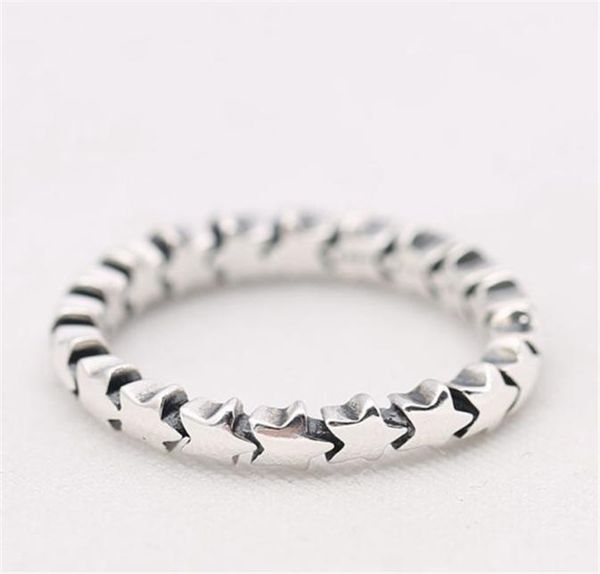 

charm ring little cute star 925 silver fashion women jewelry retro for european style6396110, Slivery;golden