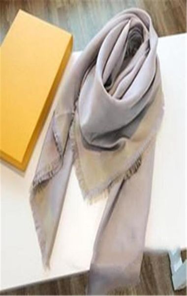 

140x140cm silk scarves season man women shawl long neck leaf clover scarf 4 color highly quality7808897, Blue;gray