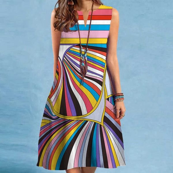 

new dress women's fashion bohemian beach dress v-neck sleeveless dress, White