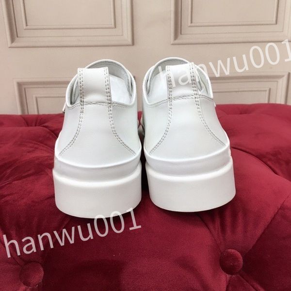 

designer womans shoes leather lace up men's fashion platform sneakers white black mens womens casual shoes
