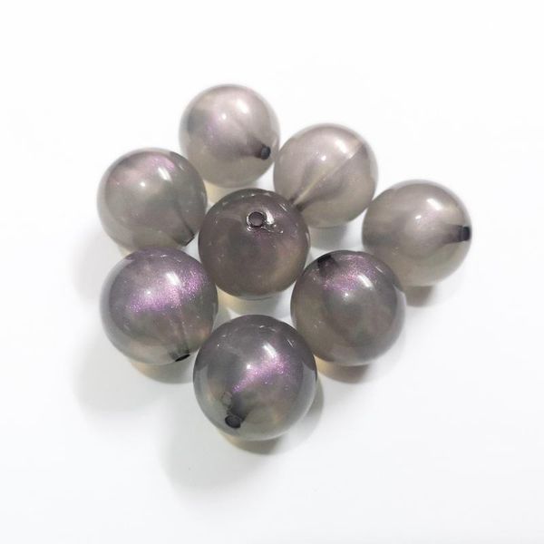 

crystal 12mm / 20mm grey transparent illusion glitter beads for fashion chunky jewelry
