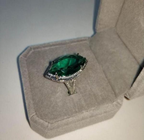 

whole fashion simple gilded emerald horseeye zircon ring wedding creative jewelry6736660, Golden;silver