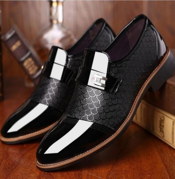 

formal fashion man dinner party shoe men oxfords business wedding social handsome mens dress shoes9097708, Black