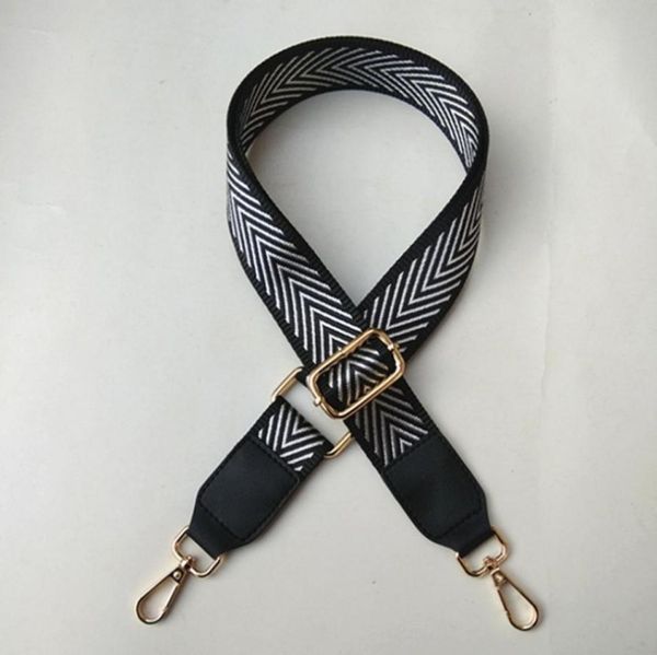 

fashion crossbody shoulder strap replacement bag wide shoulde adjustable strap accessories2603546, Black