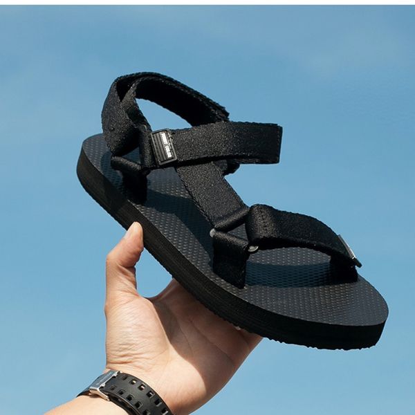 

sandals men sandals simple casual summer shoes comfortable sneakers outdoor beach vacation sandals male casual sandals shoes 230519, Black