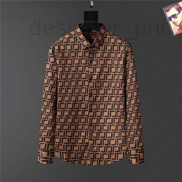 

men's casual shirts designer 2023 luxury f letter fashion long sleeve business social cocktail most fashionable women's clothing d, White;black