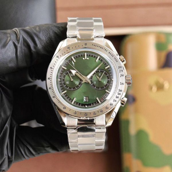 

mens watches 42mm automatic mechanical movement watch business waterproof fashion designer watchs montre luxe, Slivery;brown