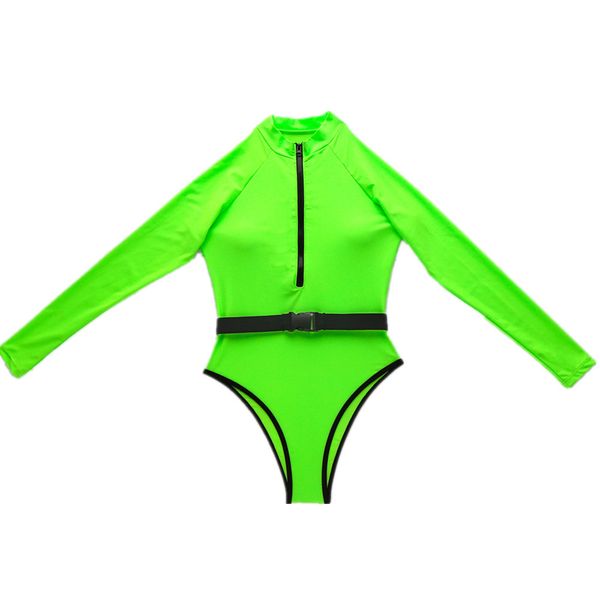 

women's swimwear connected bikini new fluorescent solid, White;black