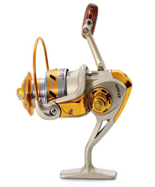 

fashion2019 fishing tackle ef1000 7000 series aluminum spool superior ratio 551 spinning fishing reel spinning reel1330657