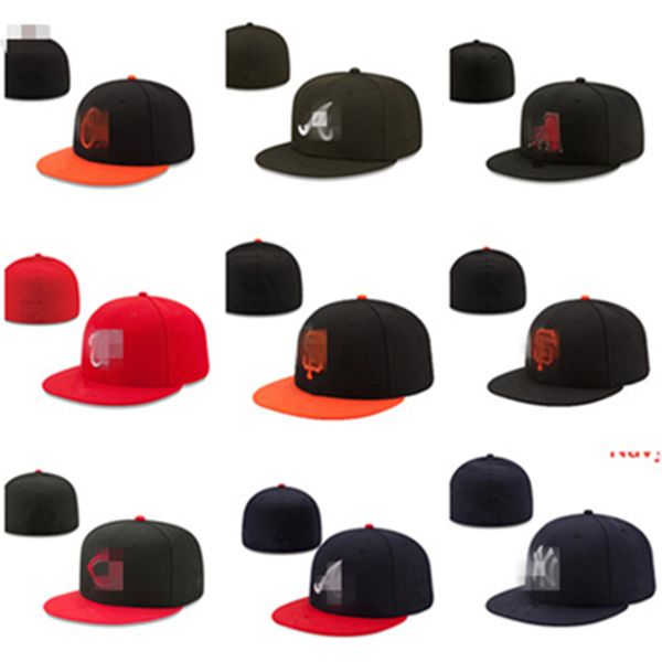 

fitted hats snapbacks hat adjustable baskball caps all team logo hats baseball hats cotton flat closed beanies flex sun cap mix order size 7, Blue;gray