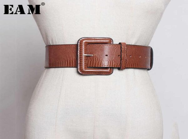 

eam pu leather big square buckle hole wide belt personality women new fashion tide allmatch spring autumn 2021 1a252 h09014478280, Slivery;black
