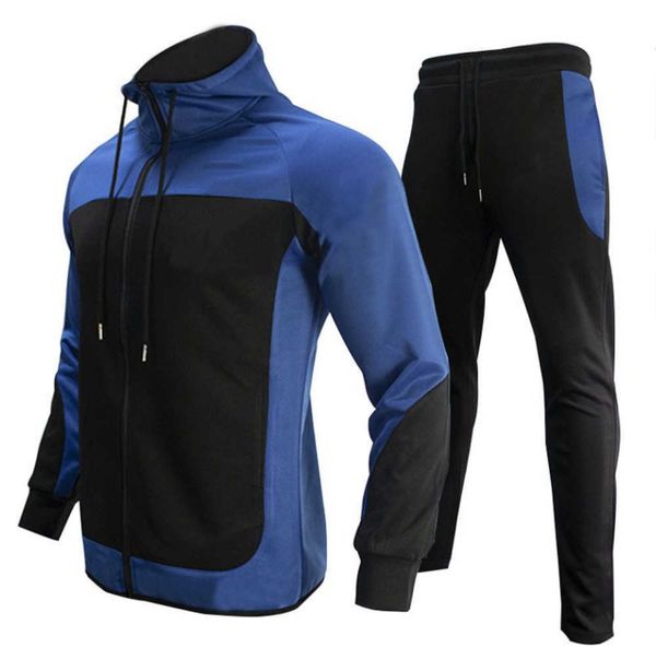 

tracksuit men's nake tech trapstar track suits hoodie europe american basketball football rugby two-piece with women's long sleeve, Gray