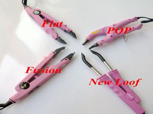 

professional hair extension fusion iron connectors keratin bonding tool adjustable temperature fusion heat connectors four type3063218