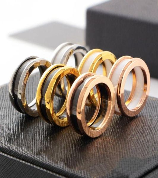

stainless steel designer luxury fashion titanium steel love ring silver rose gold rings for lovers white black ceramic couple gift2246674