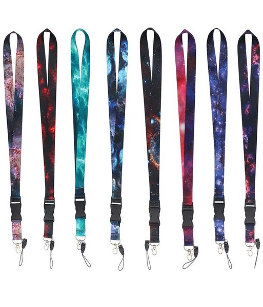 

keychains lanyards fashion lanyard for keychain id card er pass student mobile phone usb badge holder key ring neck straps accesso9484994, Silver
