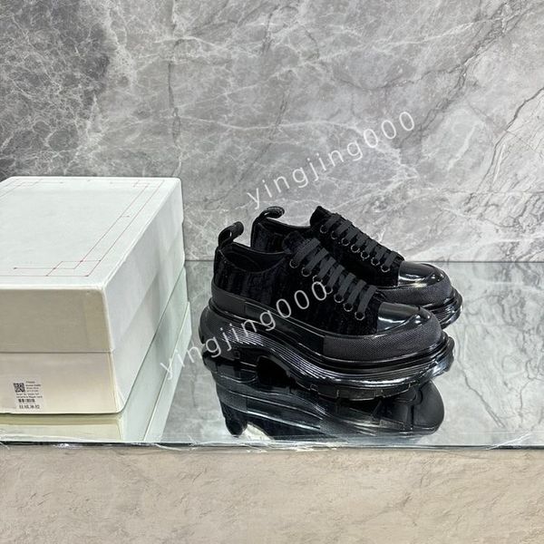 

fashion platform women quality sneakers camouflage casual shoes checkered studded flats mesh trainers2023, Black