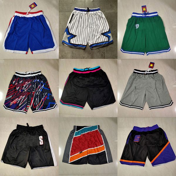 

basketball shorts basketball all-star pants shorts jersey lake close embroidery version ball pants pocket version zipper pants