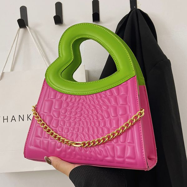 

waist bags heart handbags for 2023 women fashionable leather shoulder bag luxury crossbody unusual party cute tote 23519