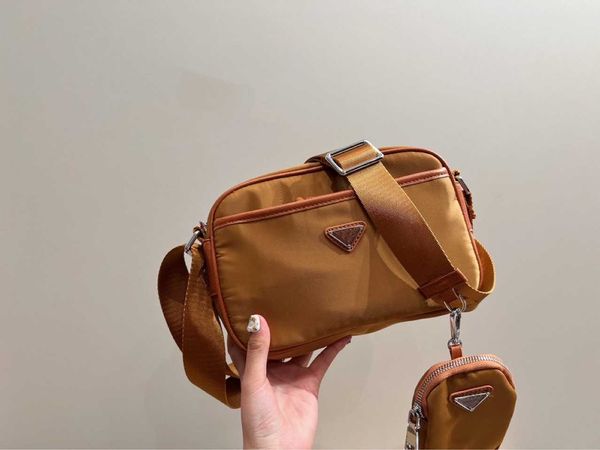 

2023 new spring/summer personalized fashion casual waterproof nylon fabric camera bag single shoulder crossbody bag 230519