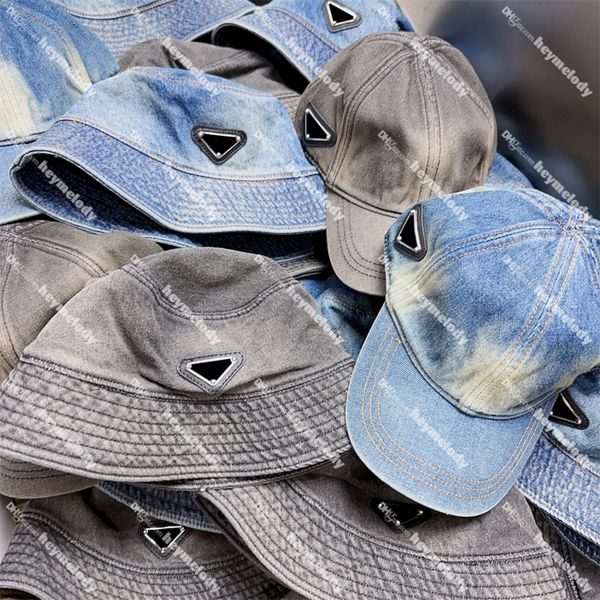 

luxury denim bucket hat designer summer fisherman hats men women sports ball caps, Blue;gray