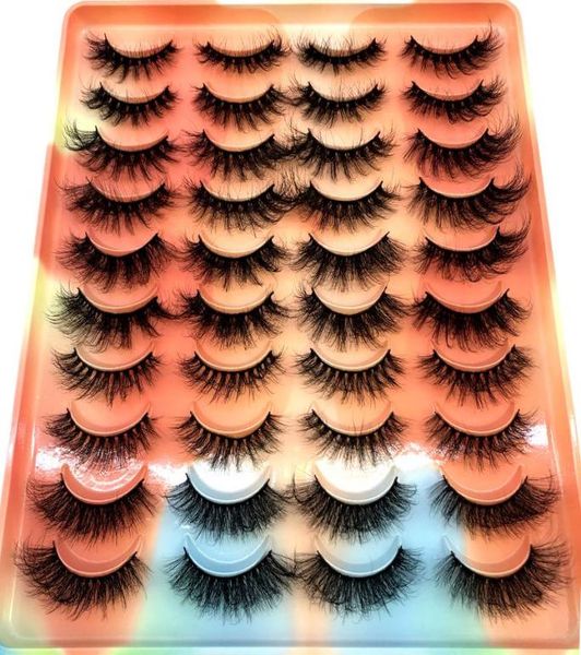 

false eyelashes pairs 25 mm 3d mink lashes bulk faux with custom box wispy natural pack short wholes eyelashesfalse6982910