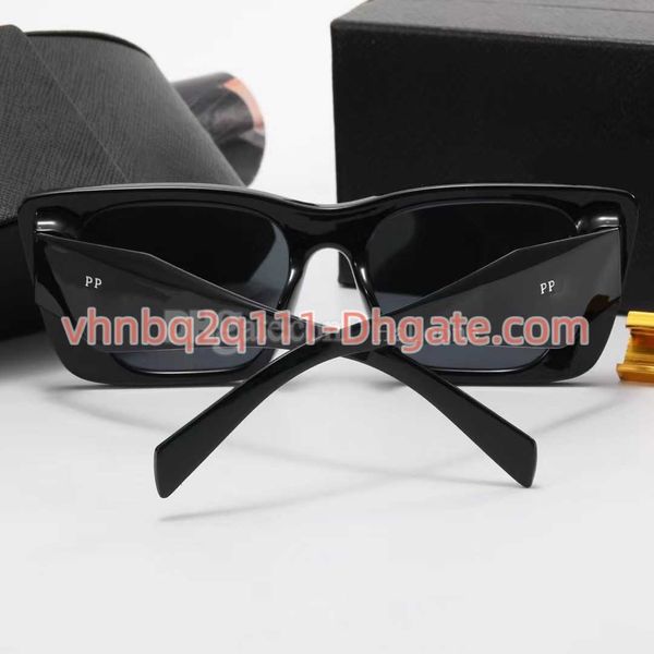 

fashion 2023 women designer sunglasses eyeglasses goggle outdoor beach sun glasses for man woman 4 color triangular signature with box, Blue