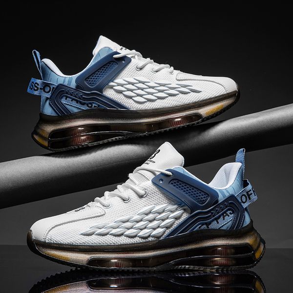 

dress shoes men sneakers running shoes fashion outdoor jogging sports shoes for men mesh breathable cushioning black basket fishscale shoes