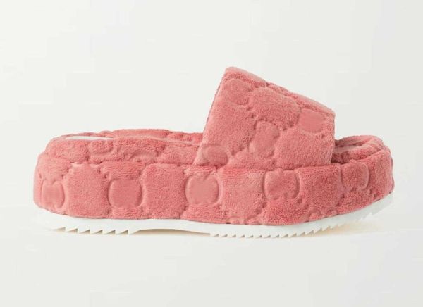 

slippers slippers jacquard cottonterry platform slippers slides sandals slide sandal sandalias fashion angelina multi multicolor 3842428, Black