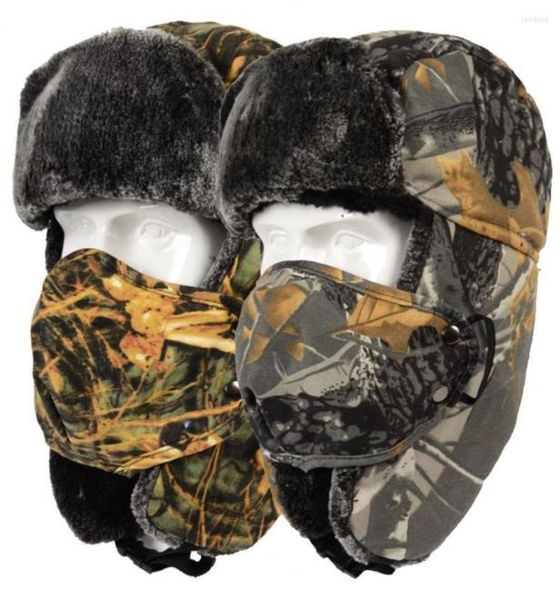 

berets men cap plush lining hat coldproof korean style ear flap3802304, Blue;gray
