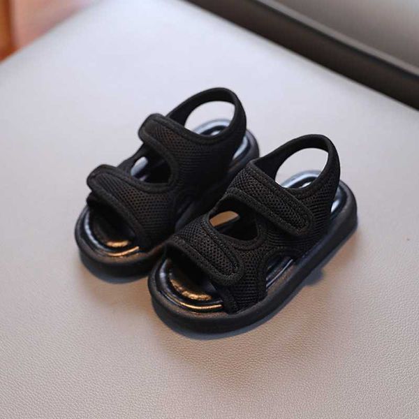 

sandals summer comfortable kids sandals for boys and girls 3 year old children girl beach shoes stylish baby sandal 2-7 years aa230518, Black;red