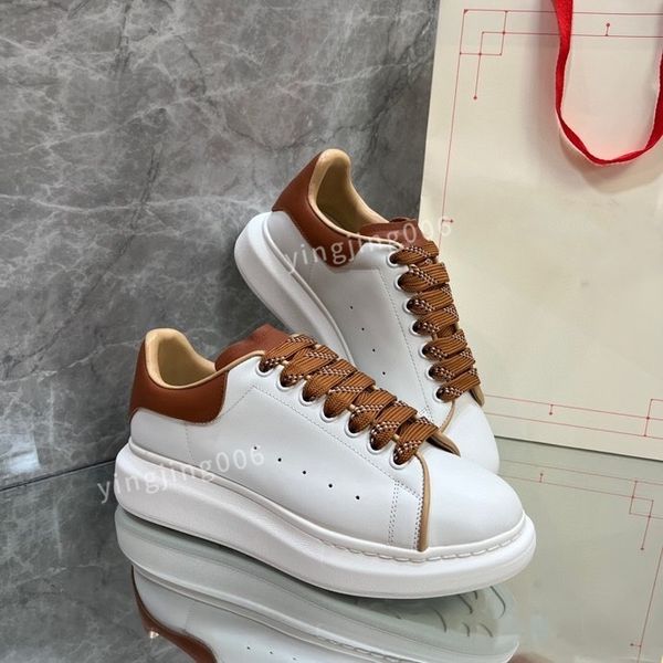 

2023brand designer platform women men quality casual shoes leather lace-up sneaker lady flat running trainers letters gym sneaker, Black