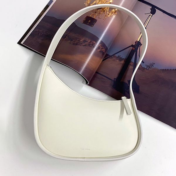 

weekend the row half moon clutch underarm bag sacoche tote leather cross body summer bag women's mens luxury large designer sunshine ha