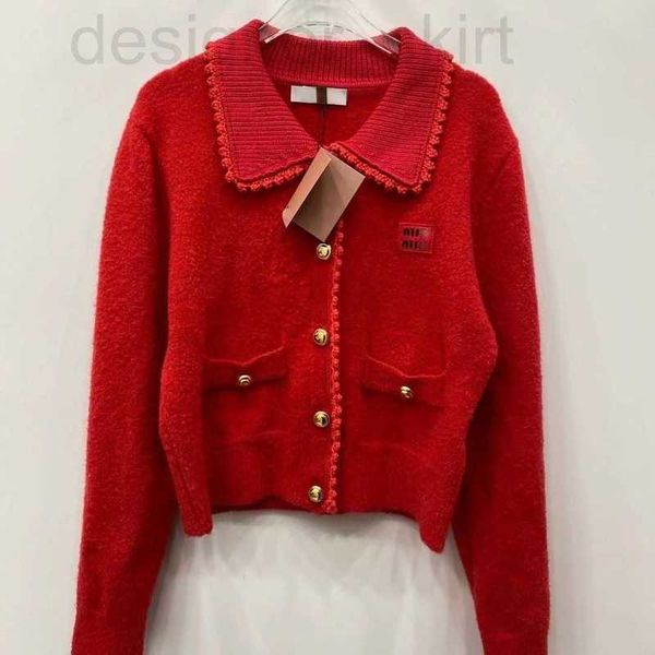 

women's sweaters designer fashion womens wool sweater letter embroidery knitswear cardigan designer sweaters women woolen jacket coats, White;black