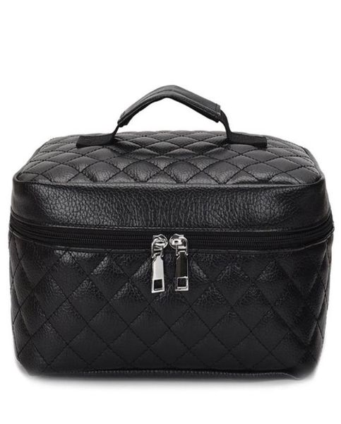 

cosmetic box quilted professional cosmetic bag women039s large capacity storage handbag travel toiletry makeup bag sac 2108213733934