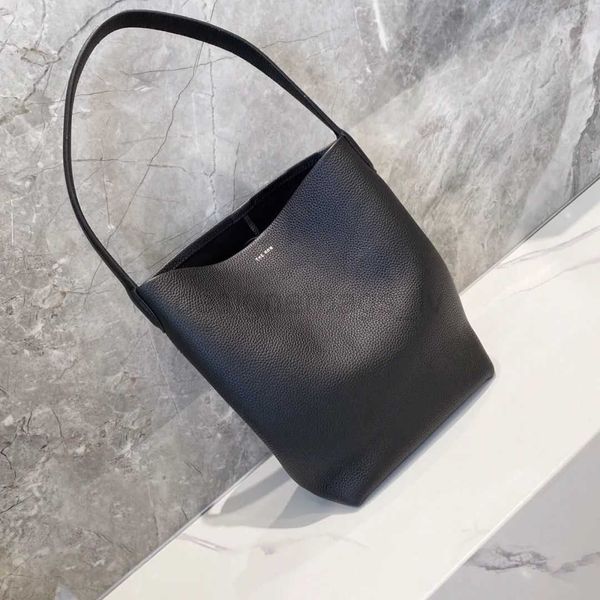 

row designer the bags tote coat cowhide autumn and winter premium high capacity commuter one shoulder bag female fashion
