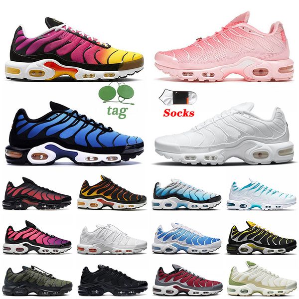

2023 running shoes tn plus terrascape berlin unity womens mens utility black refletive white red olive blacks sky blue sky dusk pink atlanta