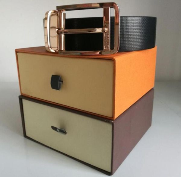 

leather belts for men big smooth buckle classical women belt with box handbags1089091, Black;brown