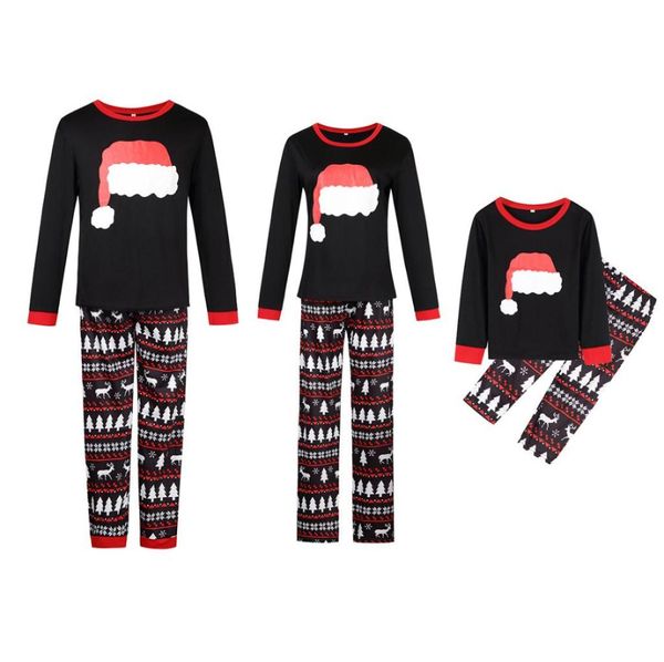 

family matching christmas pajamas set and long pants sleepwear homewear pj sets6941926, Blue