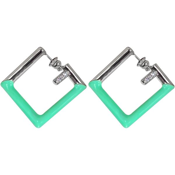 

luxury womens brand designer earrings ear stud double letters women diamond pendant elegance temperament ladies wedding party jewelry gift a, Silver