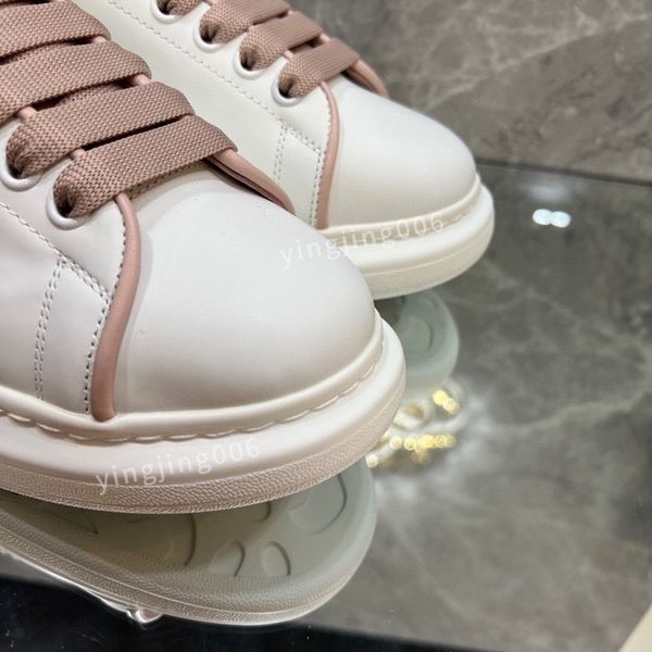 

2023brand designer platform womens men quality casual shoes leather lace-up sneaker lady flat running trainers letters gym sneaker, Black
