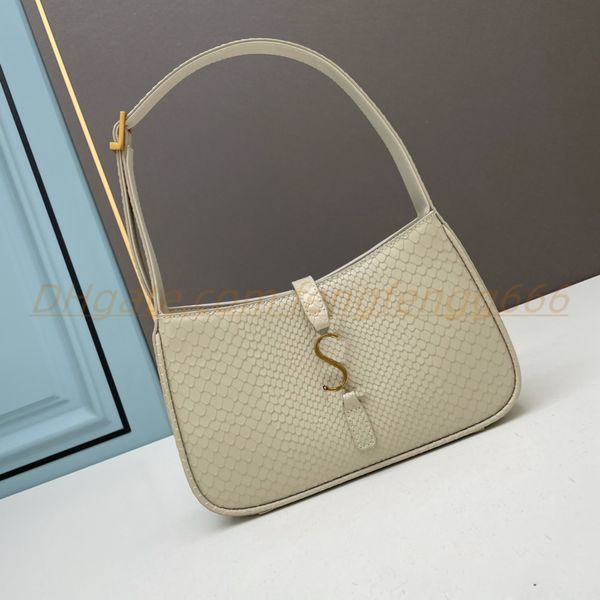 

luxury shoulder bags serpentine genuine leather hand bags womens mens fashion multifunctional underarm pouch designer tote tape box