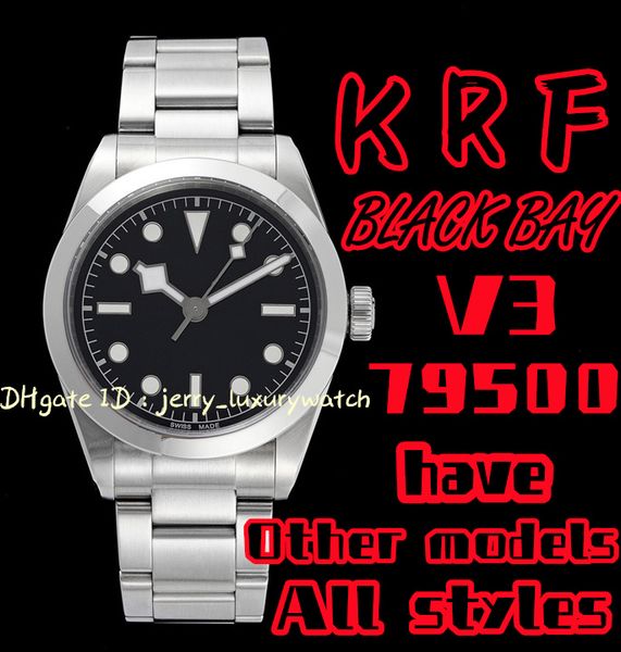 

krf pelagos 79500 v3 luxury men's watch eta2824 mechanical movement 36mm, chamfer sanded, swiss c1 luminous pink. 316l stainless steel, Slivery;brown