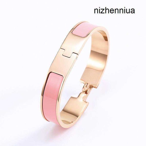 

high designer orange h bracelet womens mens letter stainless steel jewelry accessories fashion designers jewerly gold rose silver party luxu, Black