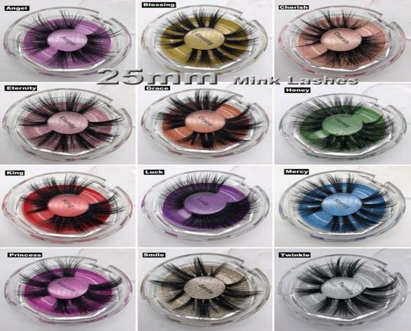 

new 25mm 5d mink eyelashes 12 styles 3d false eyelashes natural long mink eye lashes eye makeup high volume soft eyelash1784364