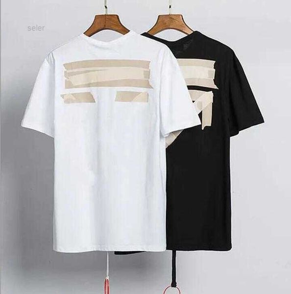 

2023summer fashion clothing mens and loose tees man casual street graffiti shirt sweatshirtoff men's t-shirts offs white red green 13vc, White;black