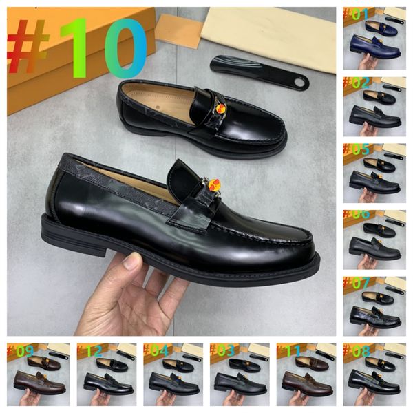 

men's oxfords genuine cow leather male designer dress shoe casual business natural material party footwear crocodile pattern size 38-45, Black