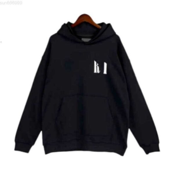 

sweaters designer amires hoodies 22ss high street pullover printed letter hooded black sweater hoodie casual men's women's yzt1tzw