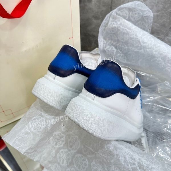 

new brand fashion designer platform mens casual shoes leather lace-up sneaker lady flat running trainers letters gym sneaker2023, Black
